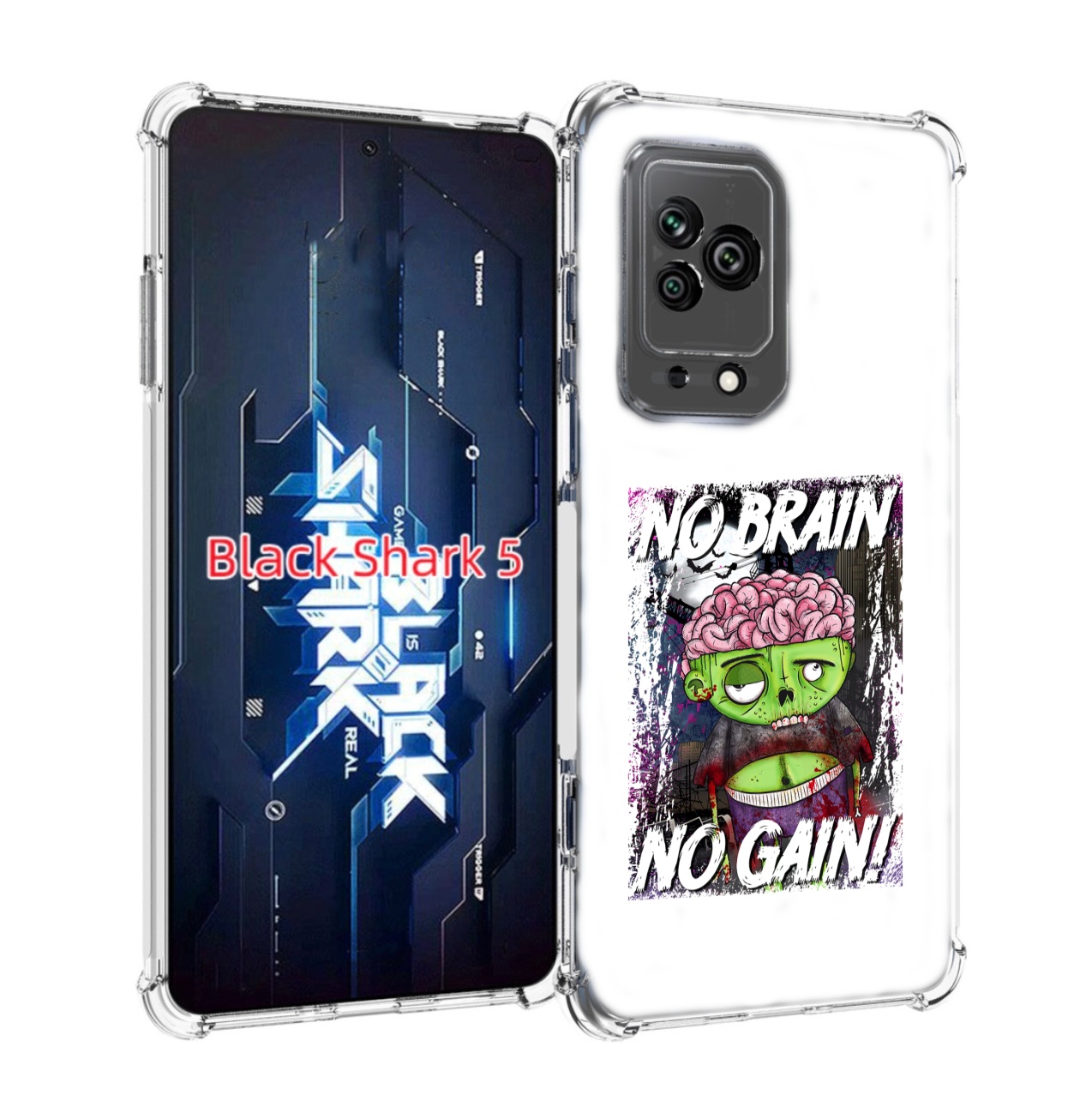 

Чехол MyPads глупый зомби для Xiaomi Black Shark 5, Прозрачный, Tocco