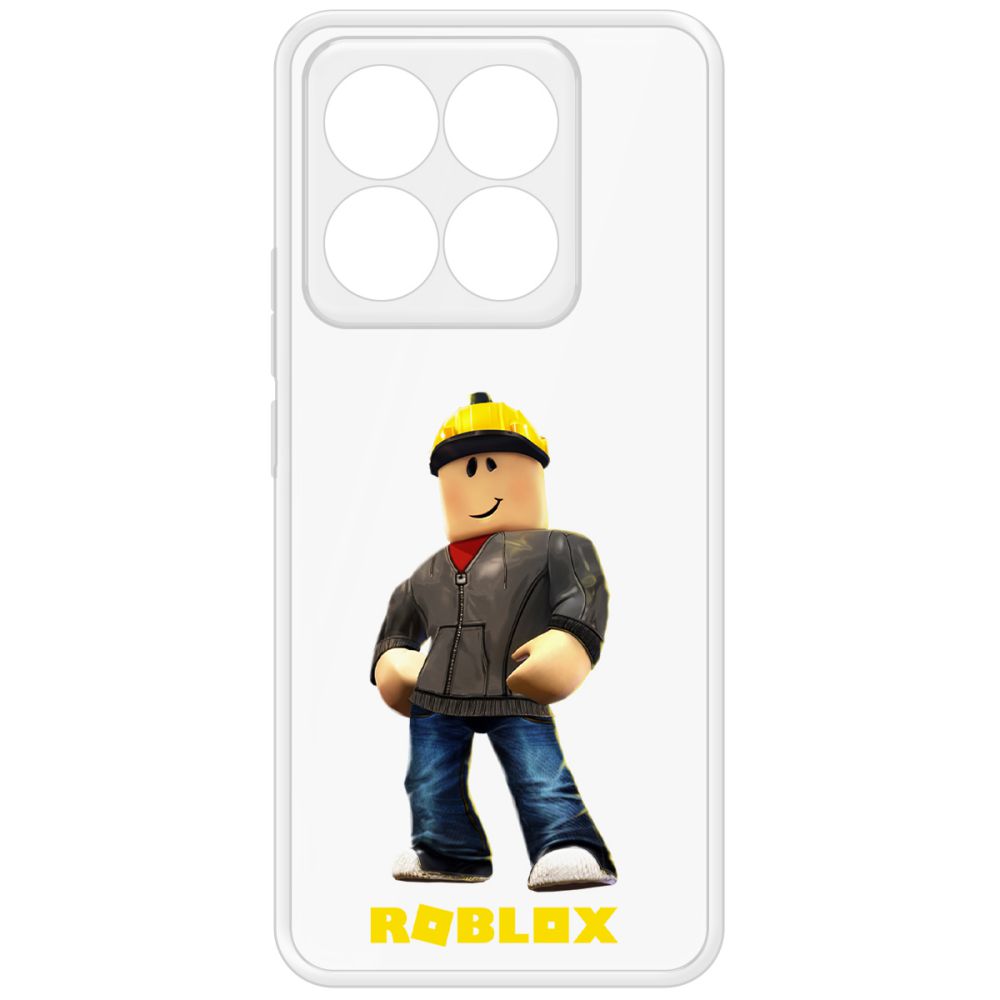 

Чехол-накладка Krutoff Clear Case Roblox-Строитель для Xiaomi 14T, Прозрачный