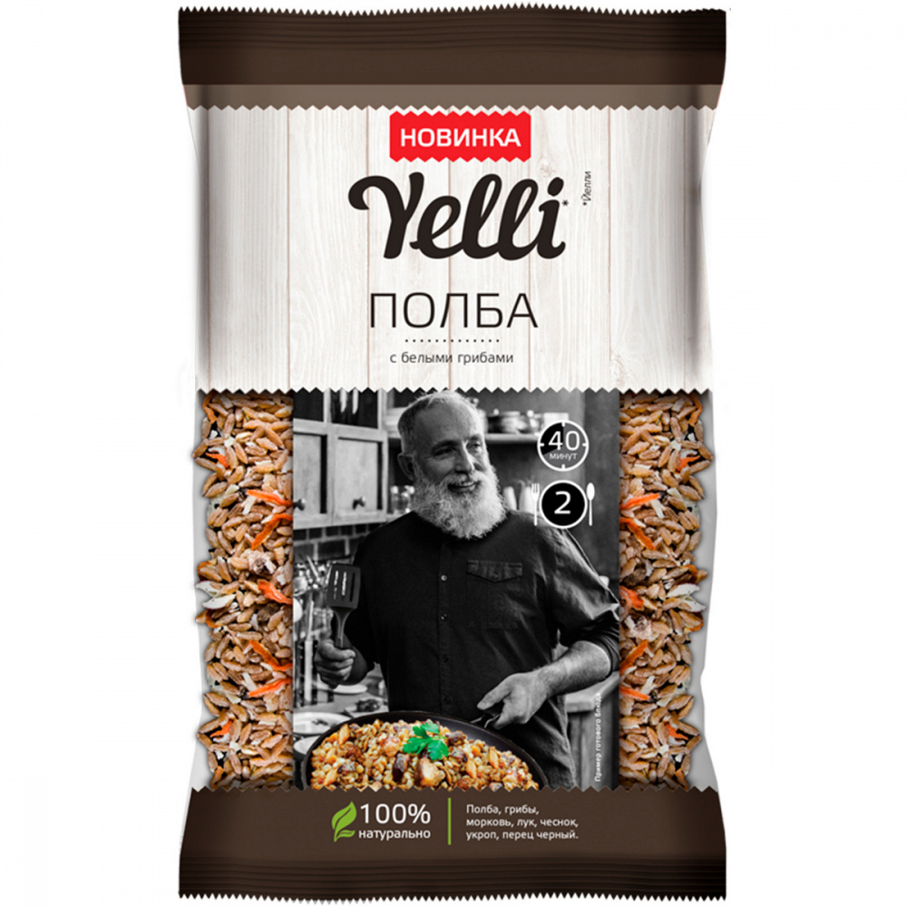 

Полба Yelli "С белыми грибами", 110 г