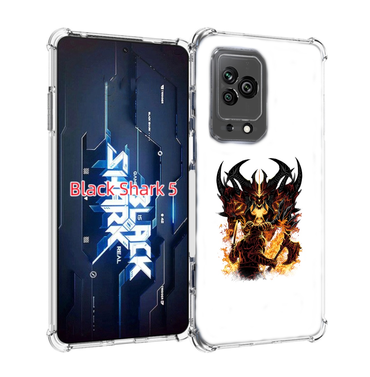 

Чехол MyPads демон shadow fiend для Xiaomi Black Shark 5, Прозрачный, Tocco