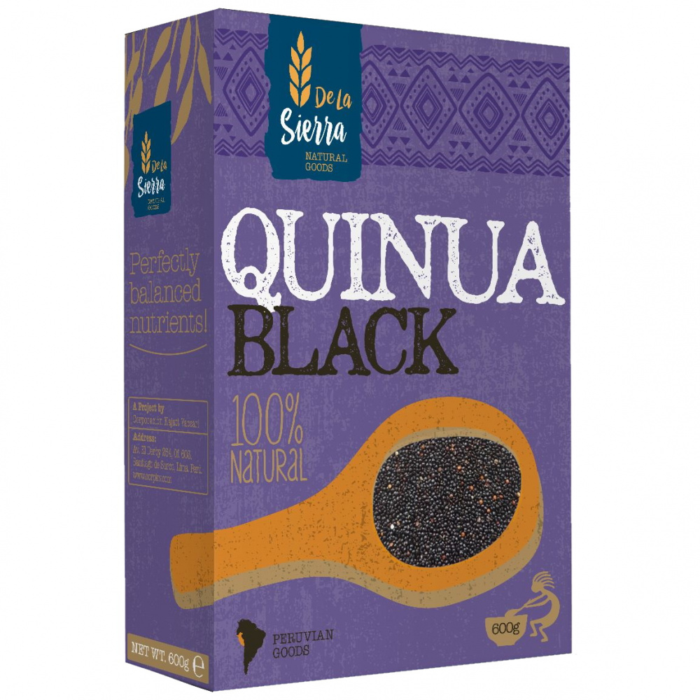 

Киноа ТМ De La Sierra, черная, 600 г