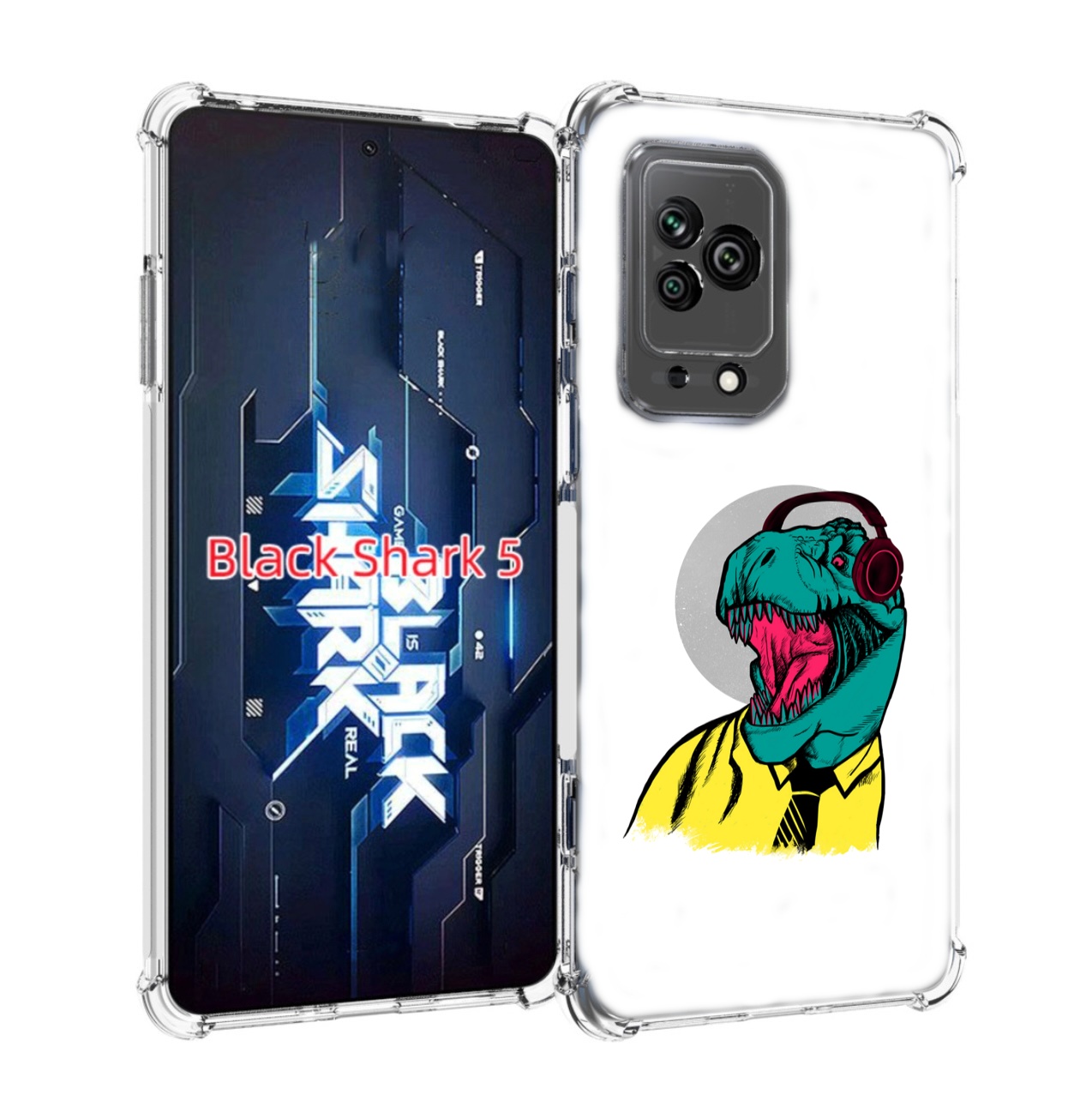 

Чехол MyPads дино для Xiaomi Black Shark 5, Прозрачный, Tocco