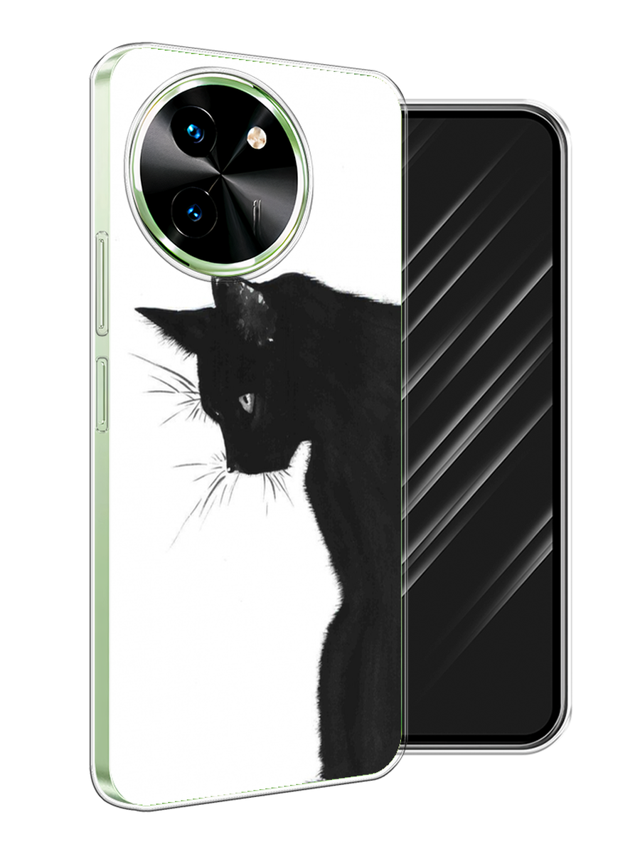 

Чехол Awog на Vivo T3x/Y38 5G "Black cat", Черный;белый, 2610650-1