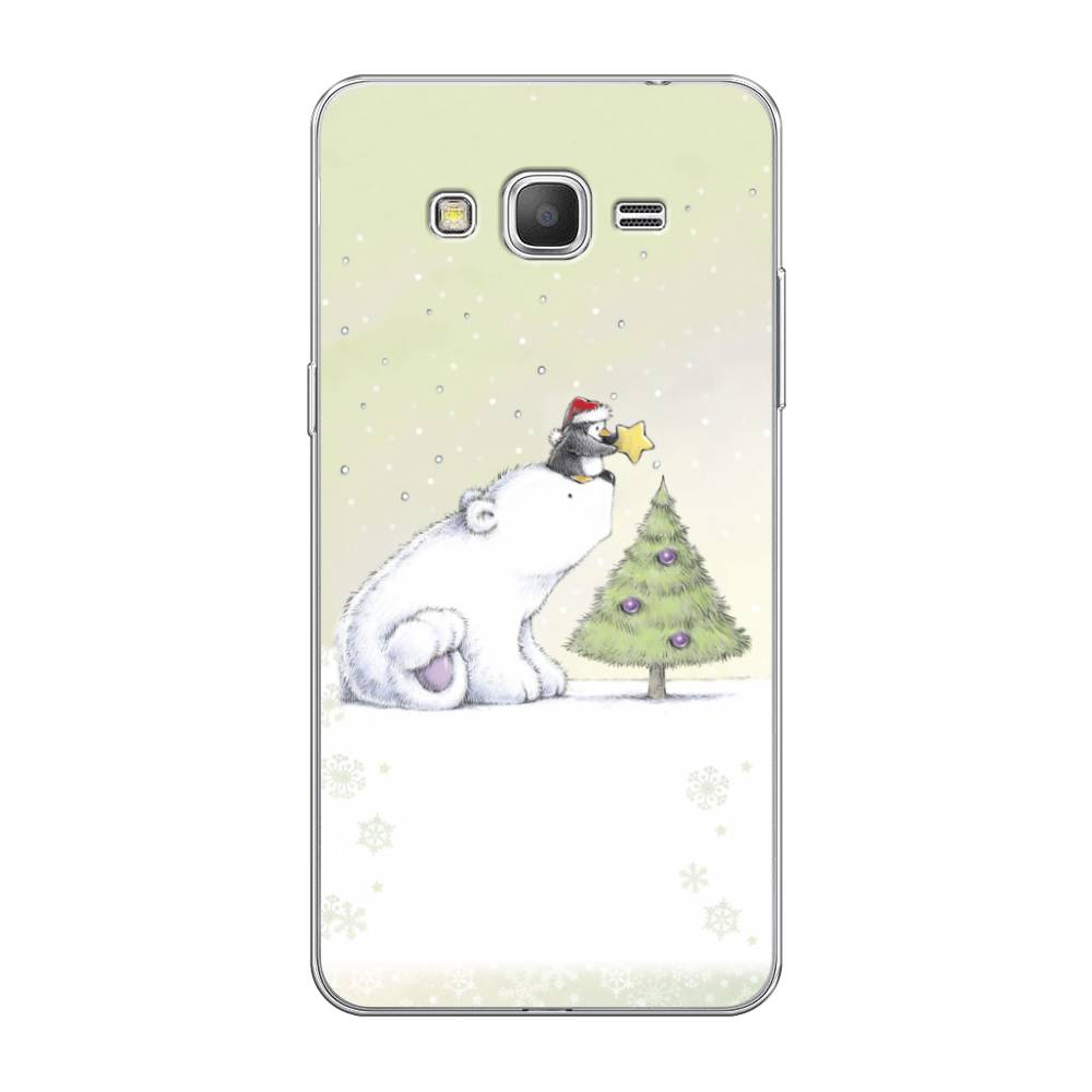 

Чехол на Samsung Galaxy Grand Prime/J2 Prime "Украшение елки", Белый;бежевый, 21950-5