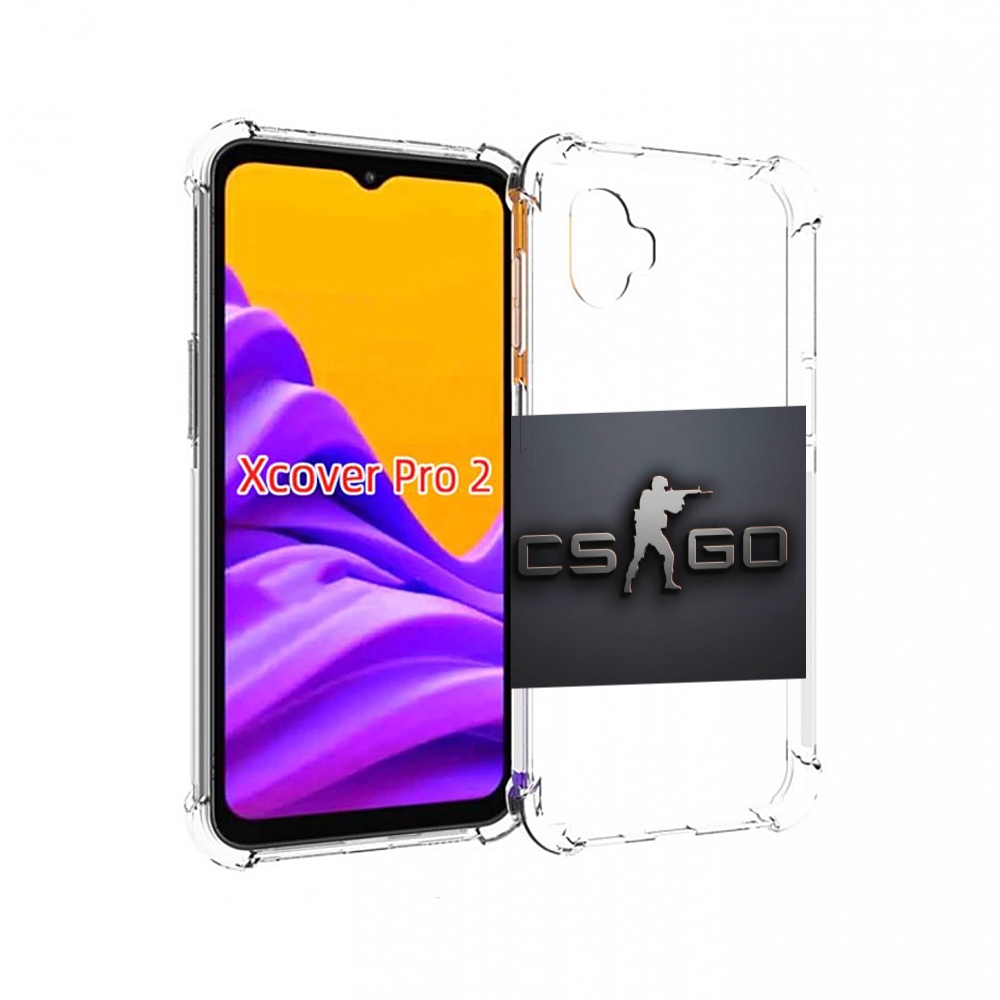 

Чехол MyPads CS go логотип мужской для Samsung Galaxy Xcover Pro 2, Прозрачный, Tocco