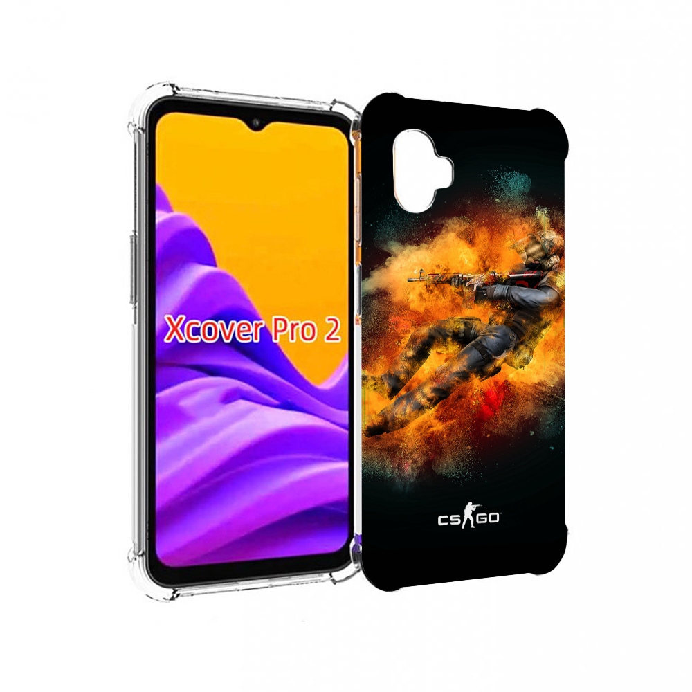 

Чехол MyPads CS-go-Контр-террорист мужской для Samsung Galaxy Xcover Pro 2, Прозрачный, Tocco