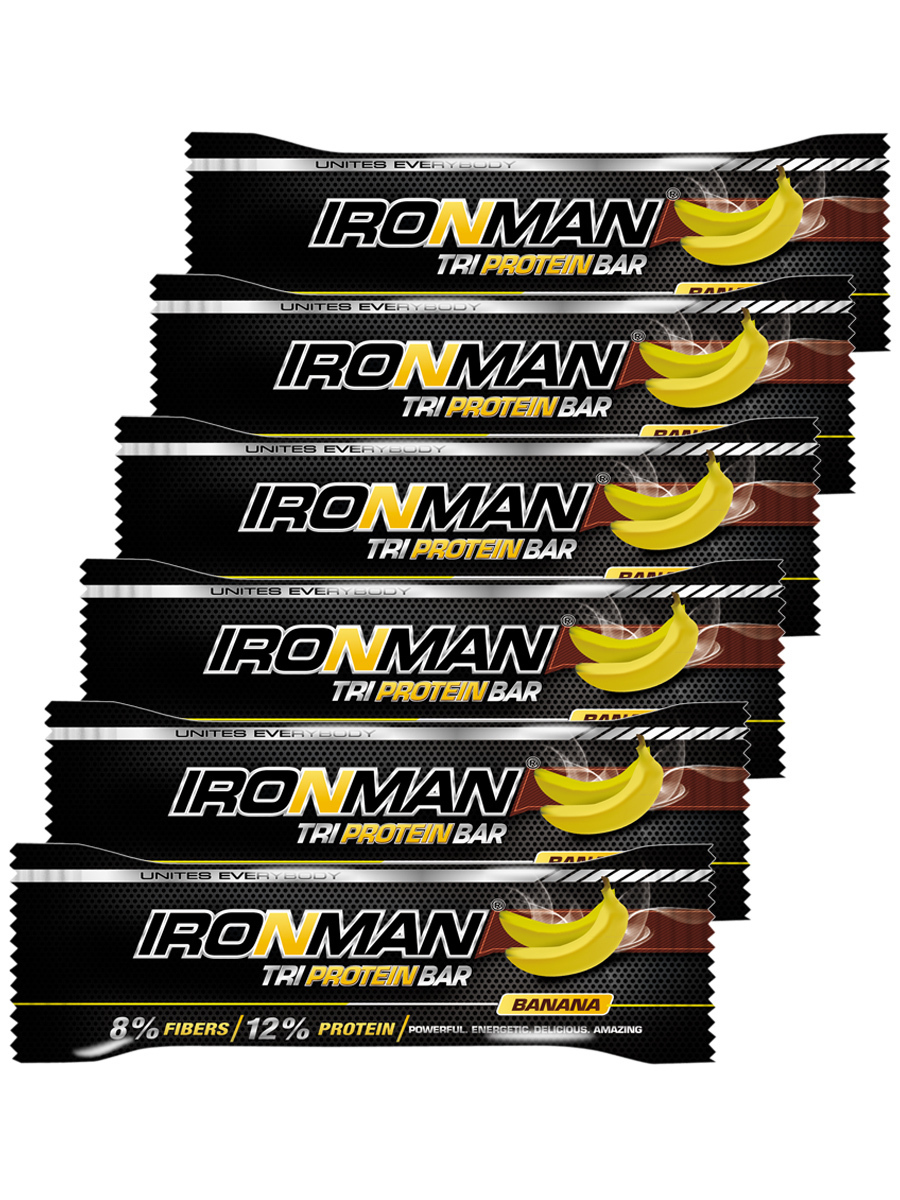 

Ironman TRI Protein bar (Банан) 6х50г