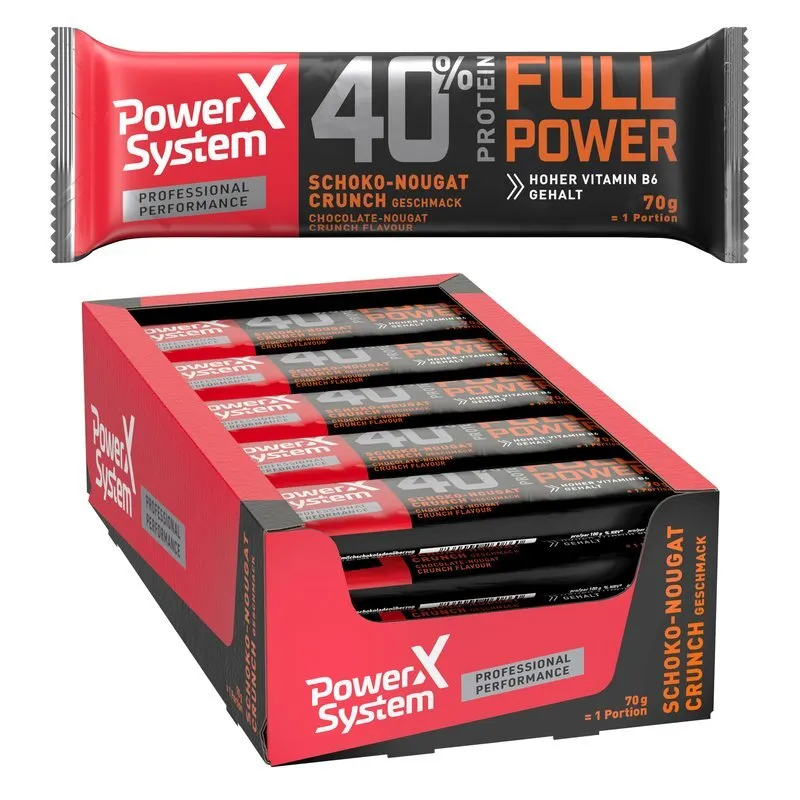 

Power System Full Power Protein Bar (Шоколадная нуга) 20х70г