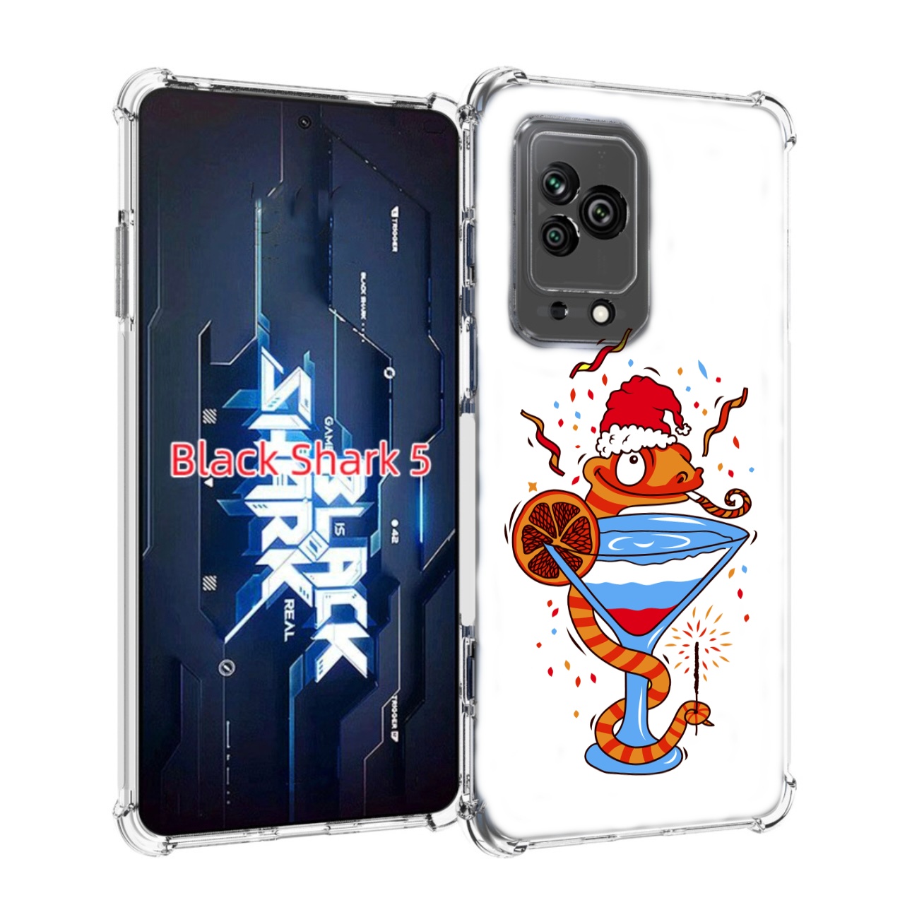 

Чехол MyPads змейка для Xiaomi Black Shark 5, Прозрачный, Tocco
