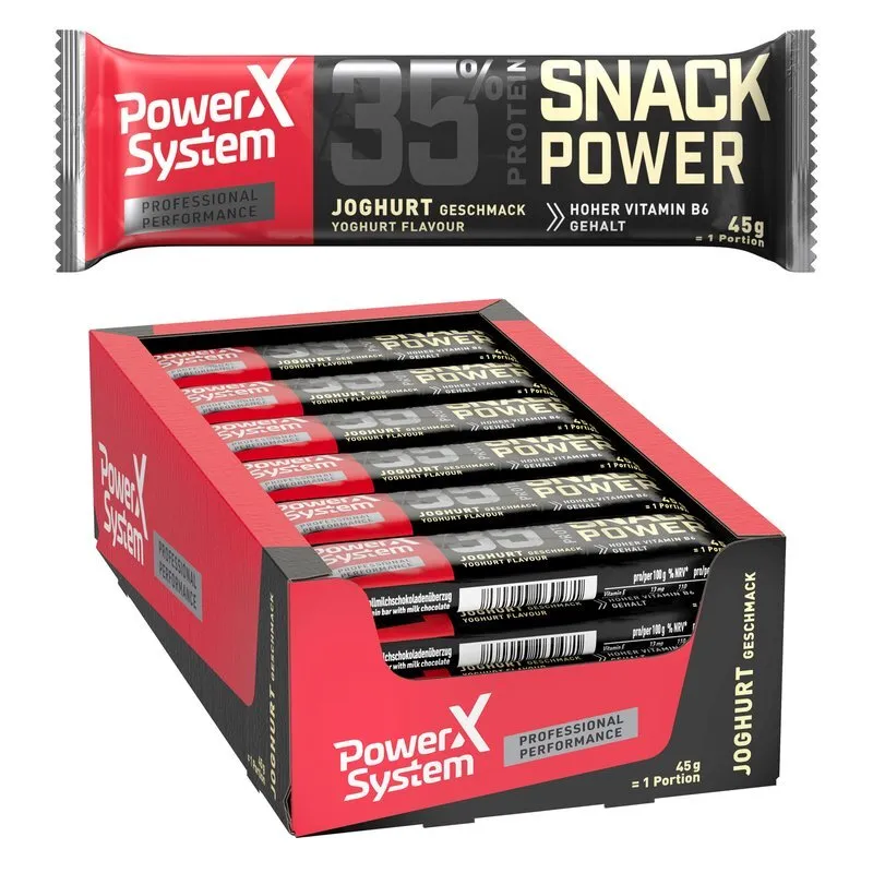 

Power System Snack Power Protein Bar (Темный шоколад) 24х45г