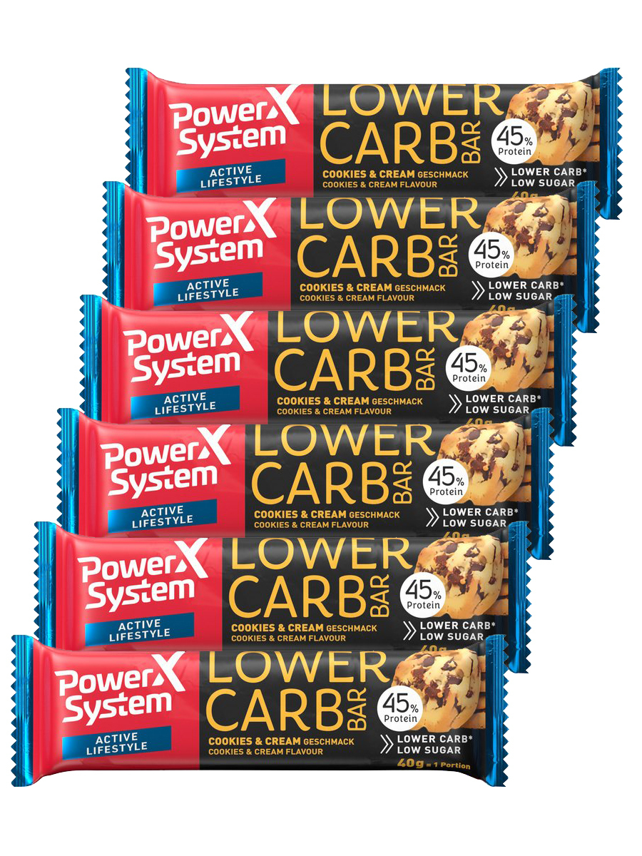 

Power System Lower Carb Bar (Ваниль) 6х40г