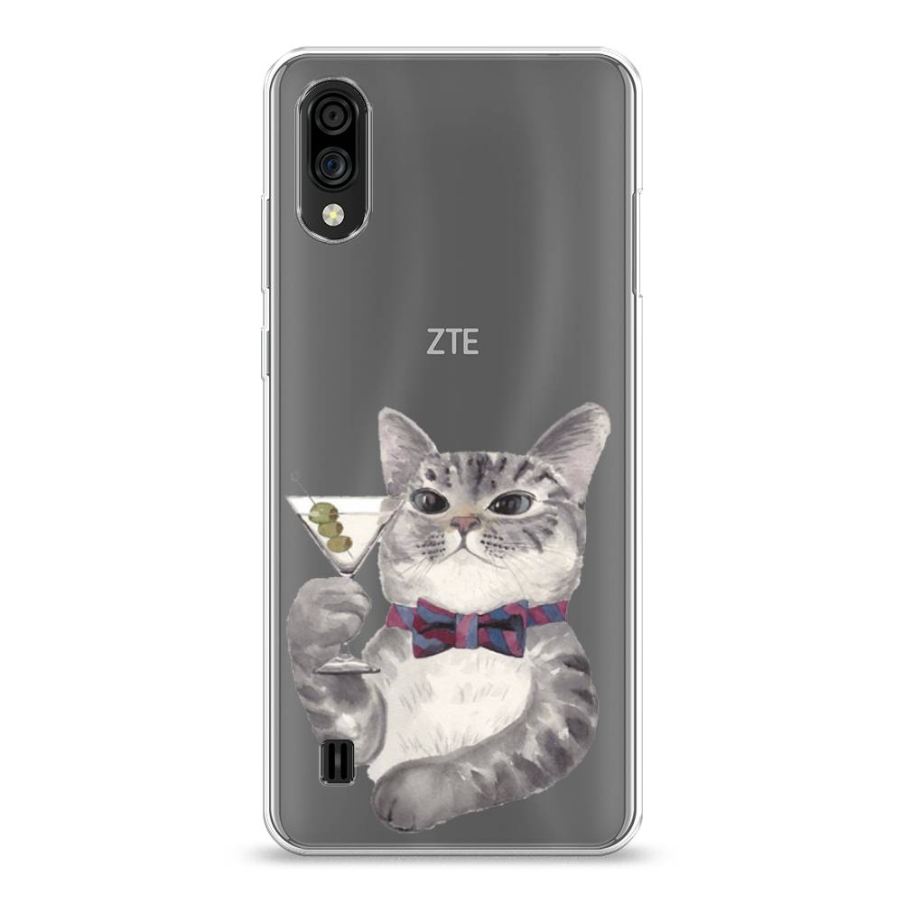 

Силиконовый чехол "Кот джентльмен" на ZTE Blade A5 (2020), Кот джентльмен
