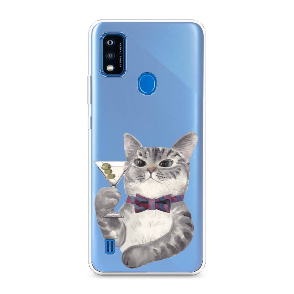 

Силиконовый чехол "Кот джентльмен" на ZTE Blade A51, Кот джентльмен