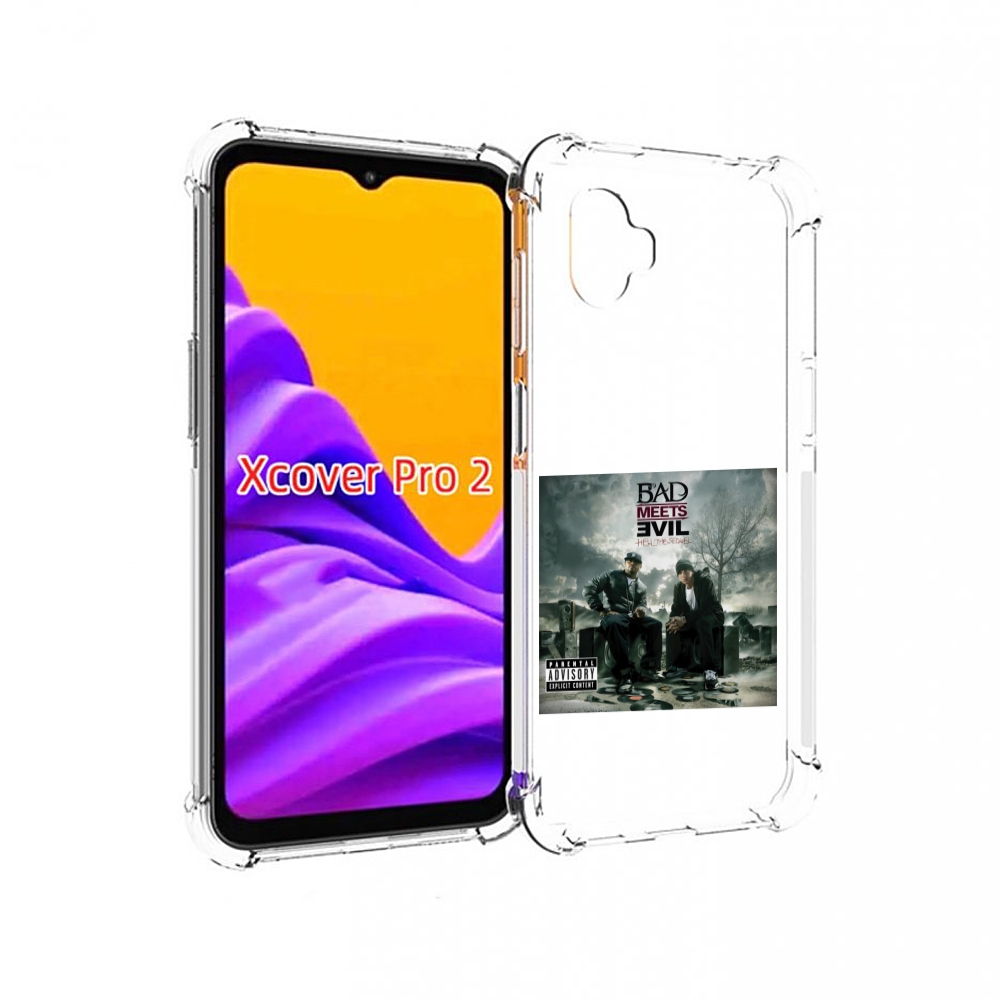 

Чехол MyPads Eminem BAD MEETS EVIL – HELL THE SEQUEL для Samsung Galaxy Xcover Pro 2, Прозрачный, Tocco