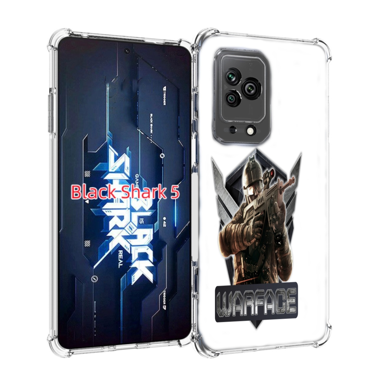 

Чехол MyPads игра про войну для Xiaomi Black Shark 5, Прозрачный, Tocco