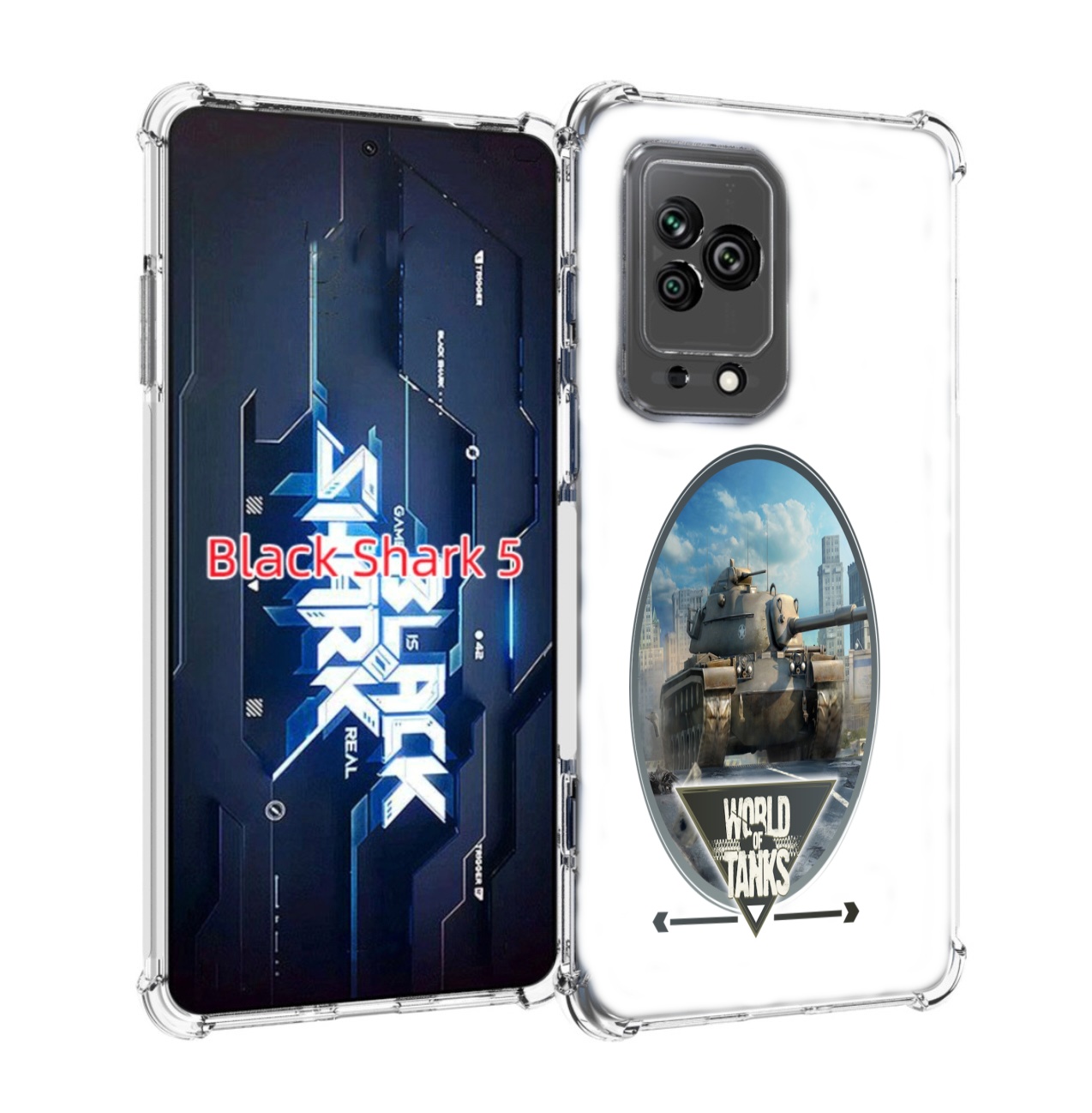 

Чехол MyPads игра с танками для Xiaomi Black Shark 5, Прозрачный, Tocco