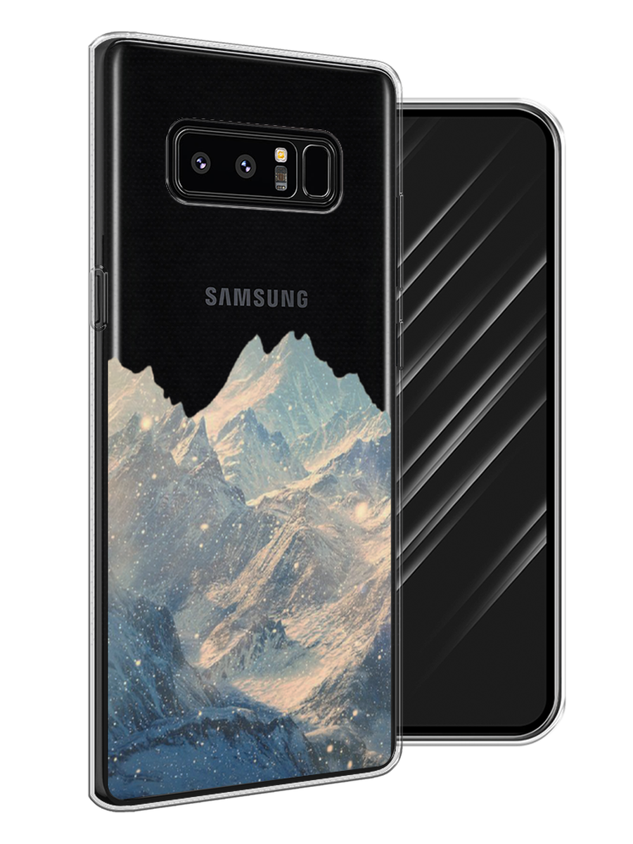

Чехол Awog на Samsung Galaxy Note 8 "Горы арт 2", Серый, 25250-10