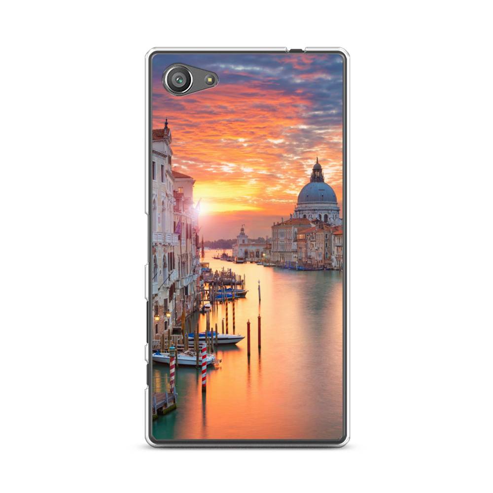 

Чехол для Sony Xperia Z5 compact "Восход 11", Розовый;оранжевый, 52250-2