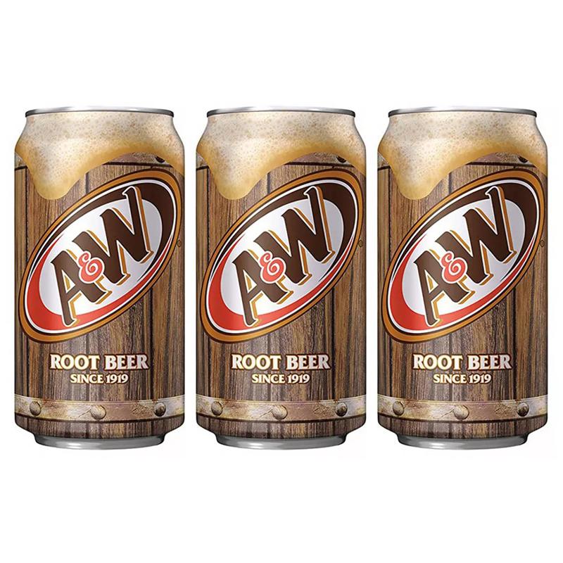 Напиток безалкогольный A&W Root Beer (3 шт. по 355 мл)