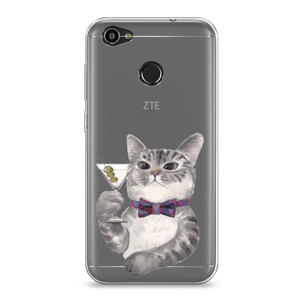 

Силиконовый чехол "Кот джентльмен" на ZTE Blade A6, Кот джентльмен