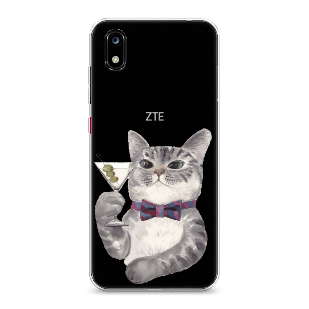 

Силиконовый чехол "Кот джентльмен" на ZTE Blade A7 2019, Кот джентльмен