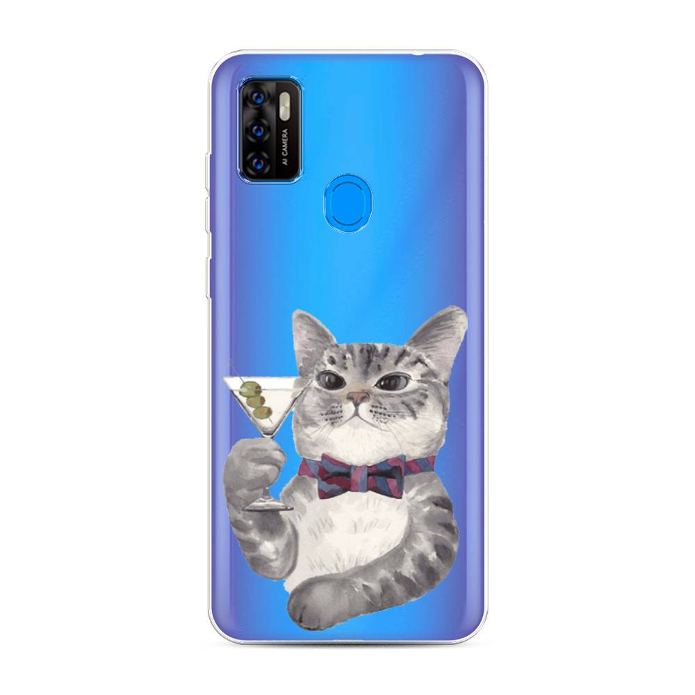 

Силиконовый чехол "Кот джентльмен" на ZTE Blade A7s 2020, Кот джентльмен