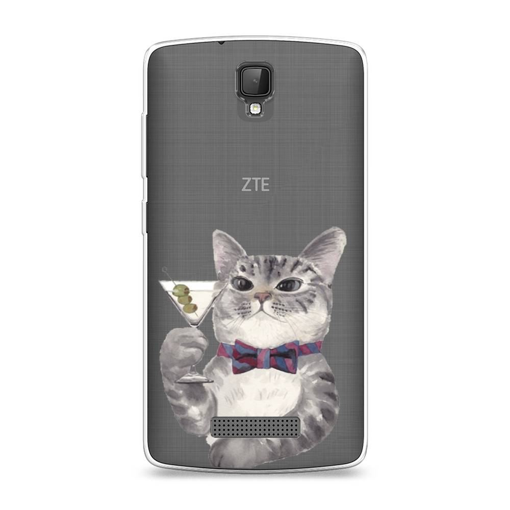 

Силиконовый чехол "Кот джентльмен" на ZTE Blade L5 (L5 Plus), Кот джентльмен