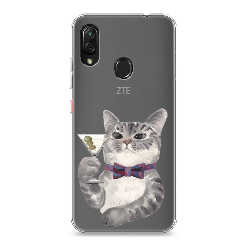 

Силиконовый чехол "Кот джентльмен" на ZTE Blade V10 Vita, Кот джентльмен