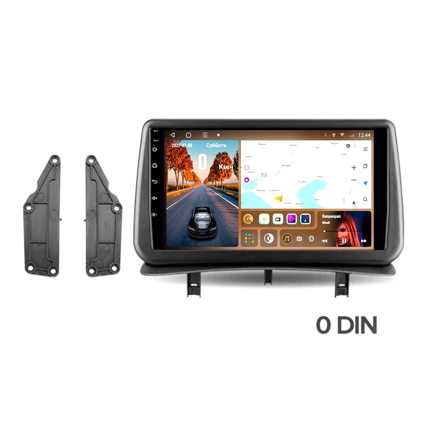 Автомагнитола CaCar TK3 Renault Clio 3 05-14 3105100₽