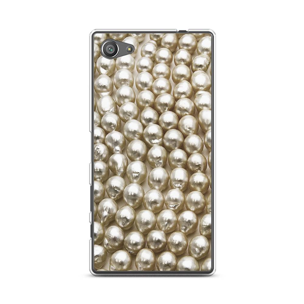

Чехол для Sony Xperia Z5 compact "Жемчуг", Бежевый, 52250-3