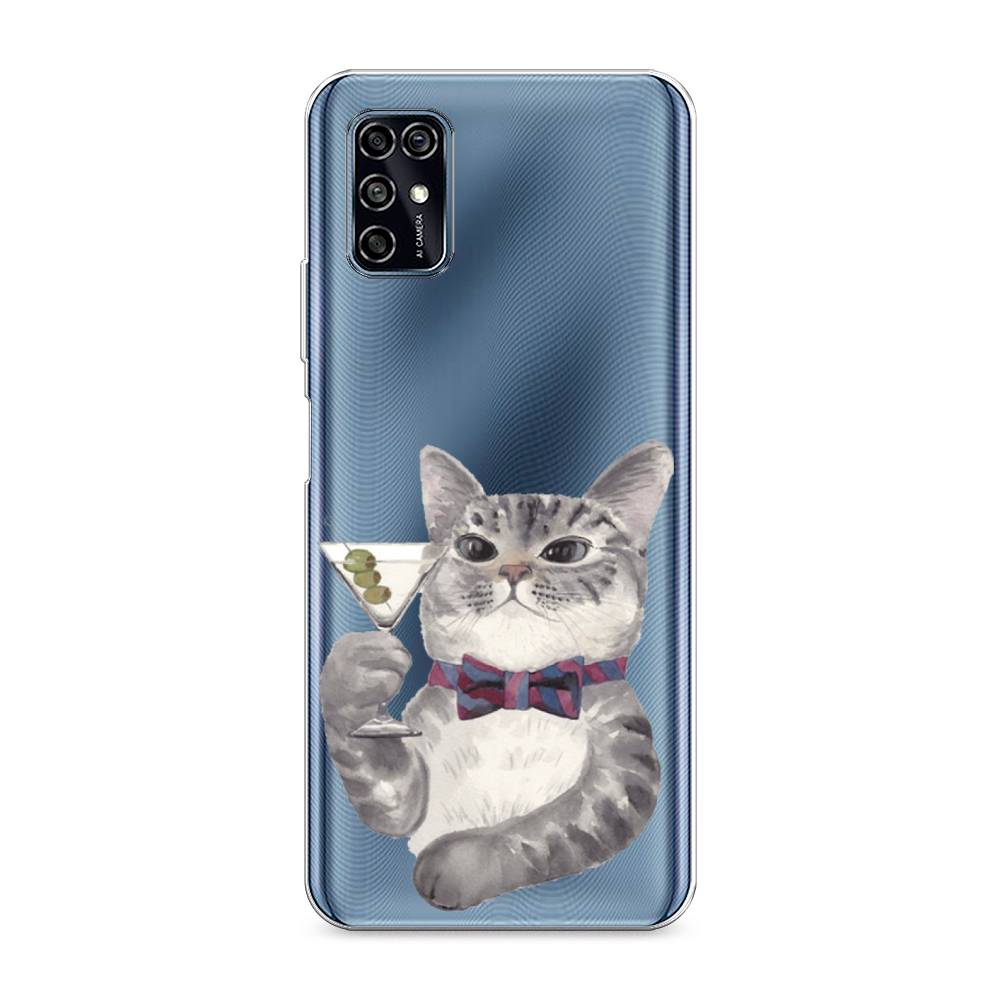 

Силиконовый чехол "Кот джентльмен" на ZTE Blade V2020 Smart, Кот джентльмен