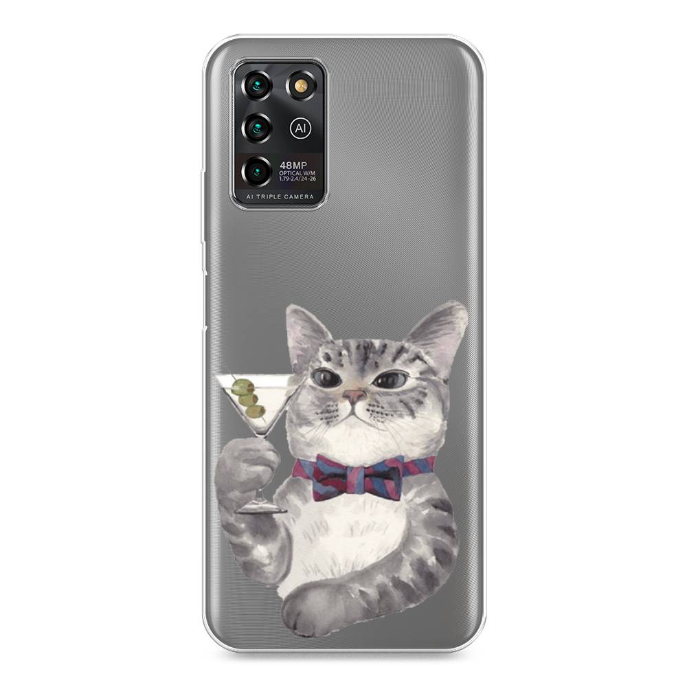 

Силиконовый чехол "Кот джентльмен" на ZTE Blade V30 Vita, Кот джентльмен
