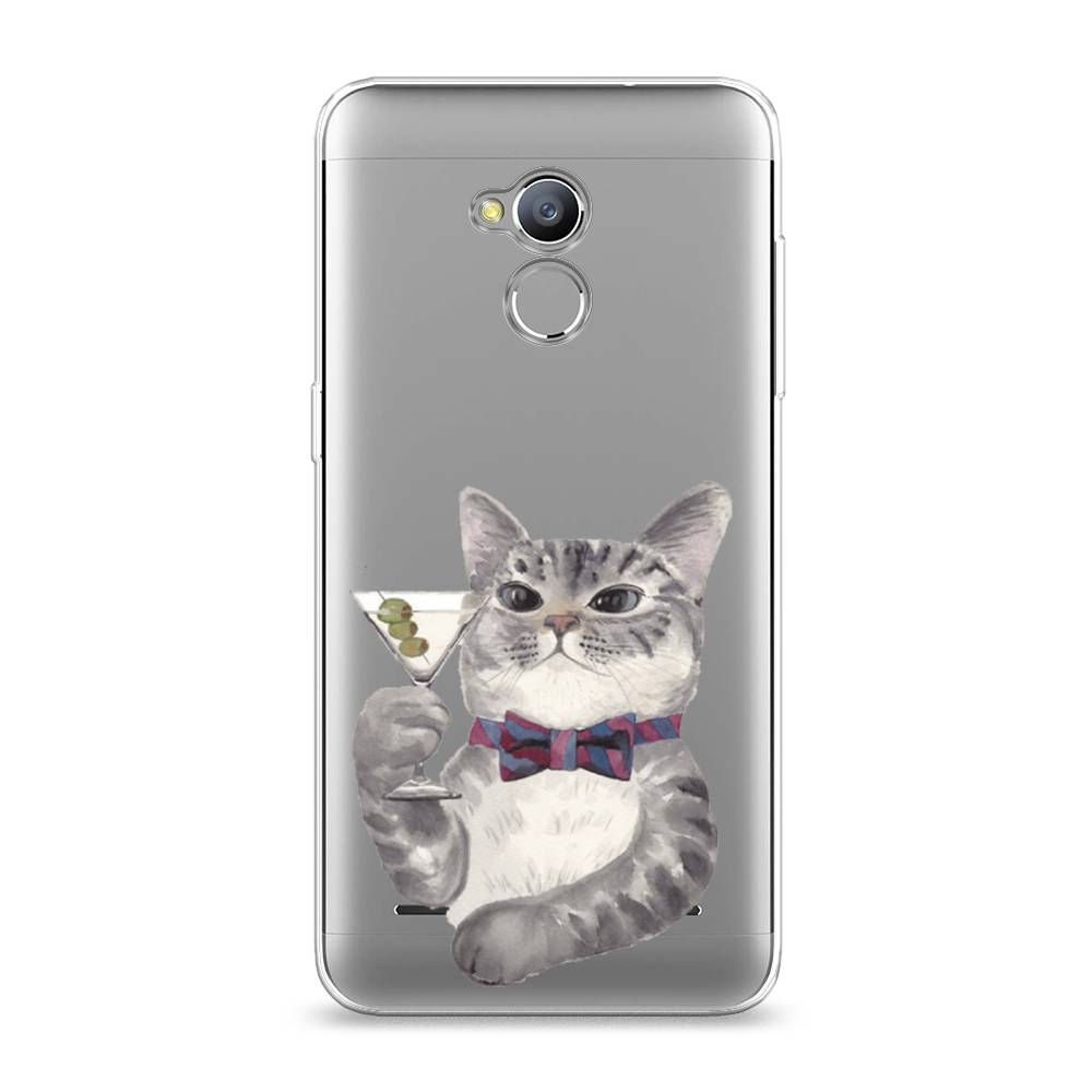 

Силиконовый чехол "Кот джентльмен" на ZTE Blade V7 Lite, Кот джентльмен