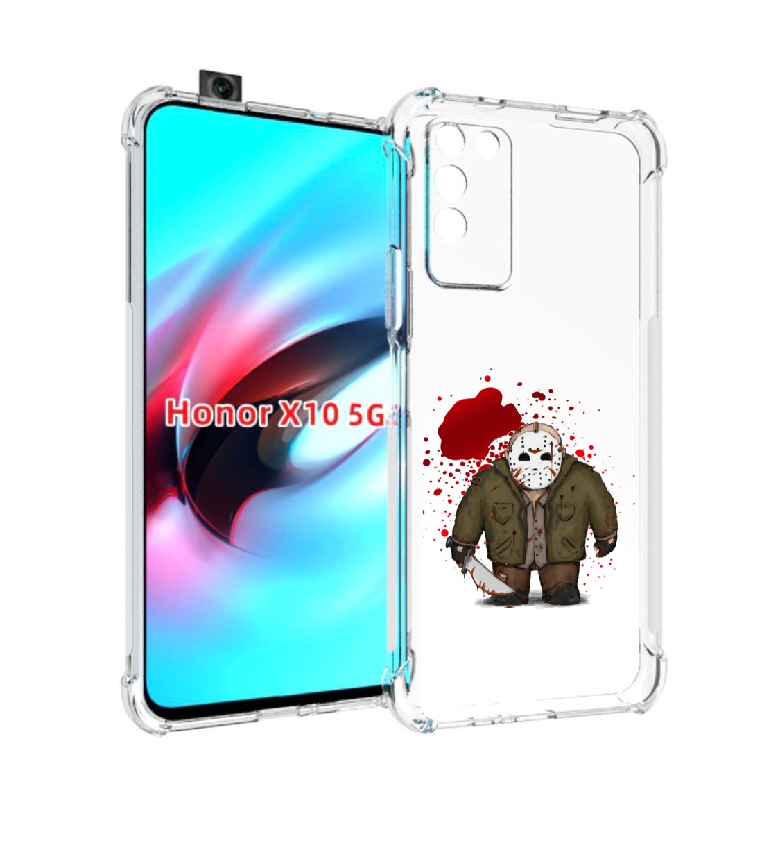 

Чехол MyPads джейсон для Honor X10, Прозрачный, Tocco