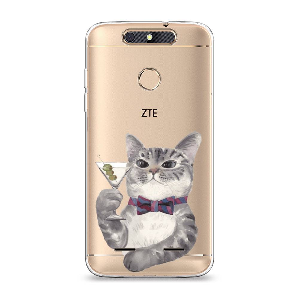 

Силиконовый чехол "Кот джентльмен" на ZTE Blade V8 mini, Кот джентльмен