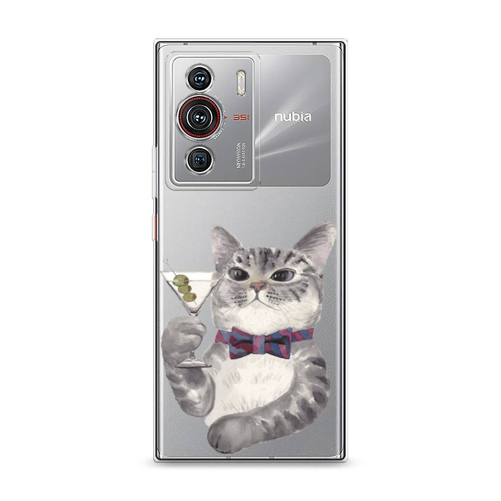 

Силиконовый чехол "Кот джентльмен" на ZTE Nubia Z40 Pro, Кот джентльмен