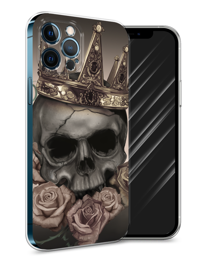 

Чехол Awog на Apple iPhone 12 Pro Max / Айфон 12 Pro Max "Череп 22", Разноцветный, 12750-9