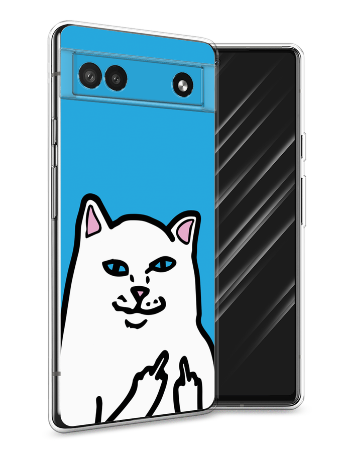

Чехол Awog на Google Pixel 6A "Кот жесть", Разноцветный, 271150-9