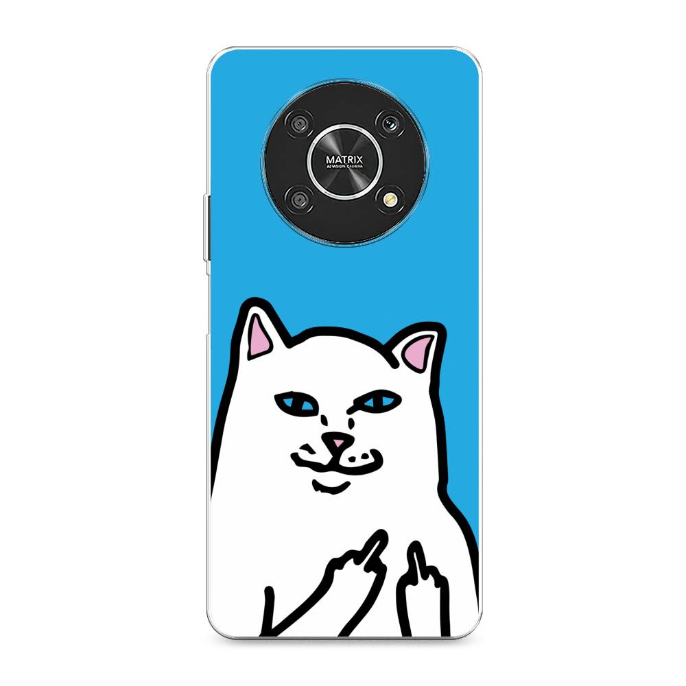 

Чехол Awog на Honor X9 4G/Magic4 Lite 4G "Кот жесть", Разноцветный, 6108650-9