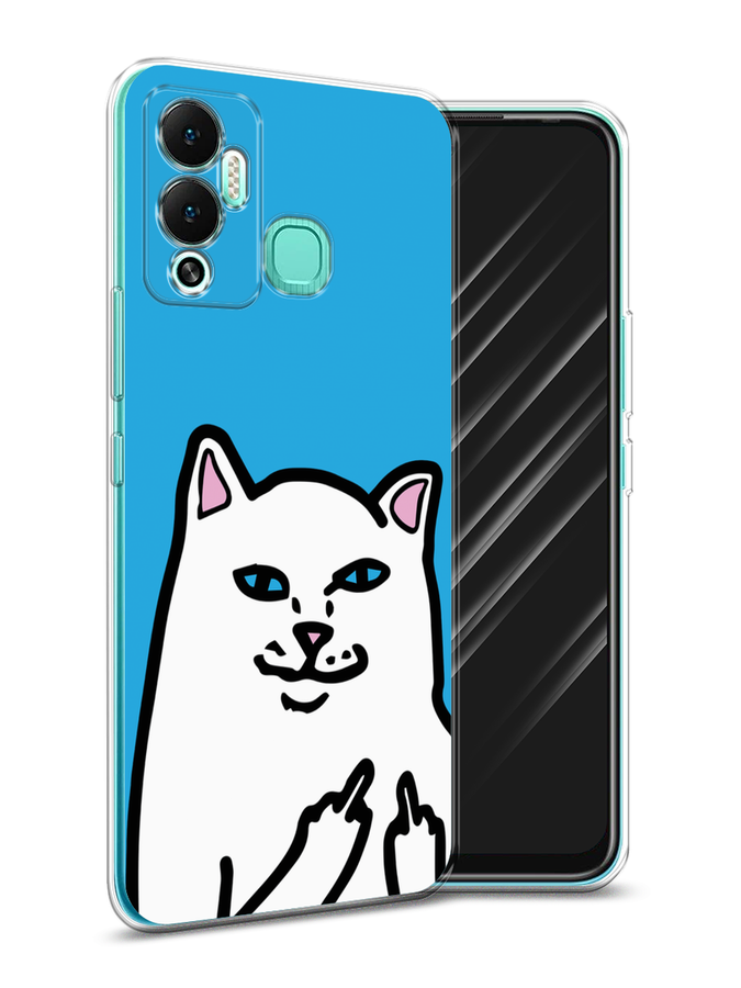 

Чехол Awog на Infinix Hot 12 Play "Кот жесть", Разноцветный, 3101750-9