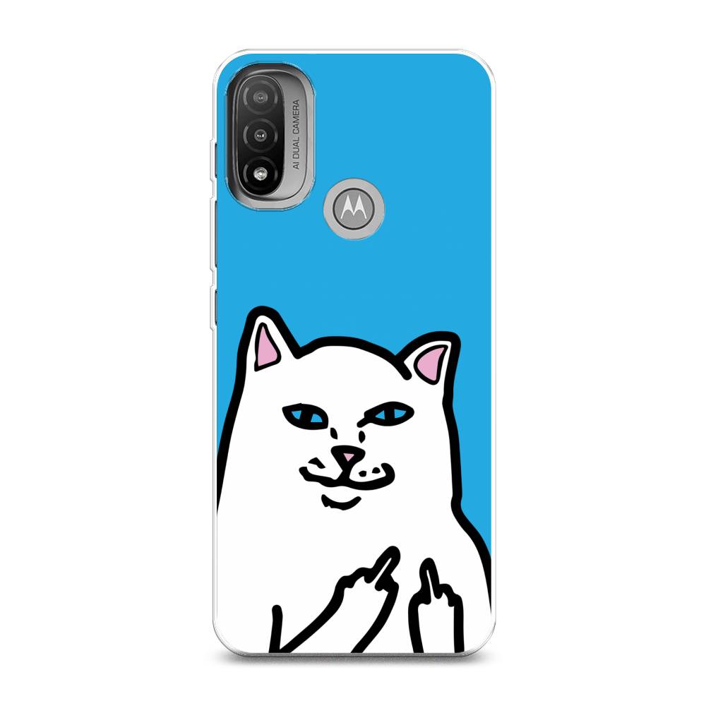 

Чехол Awog на Lenovo K14 Plus/Motorola Moto E20/E30/E40 "Кот жесть", Разноцветный, 243450-9