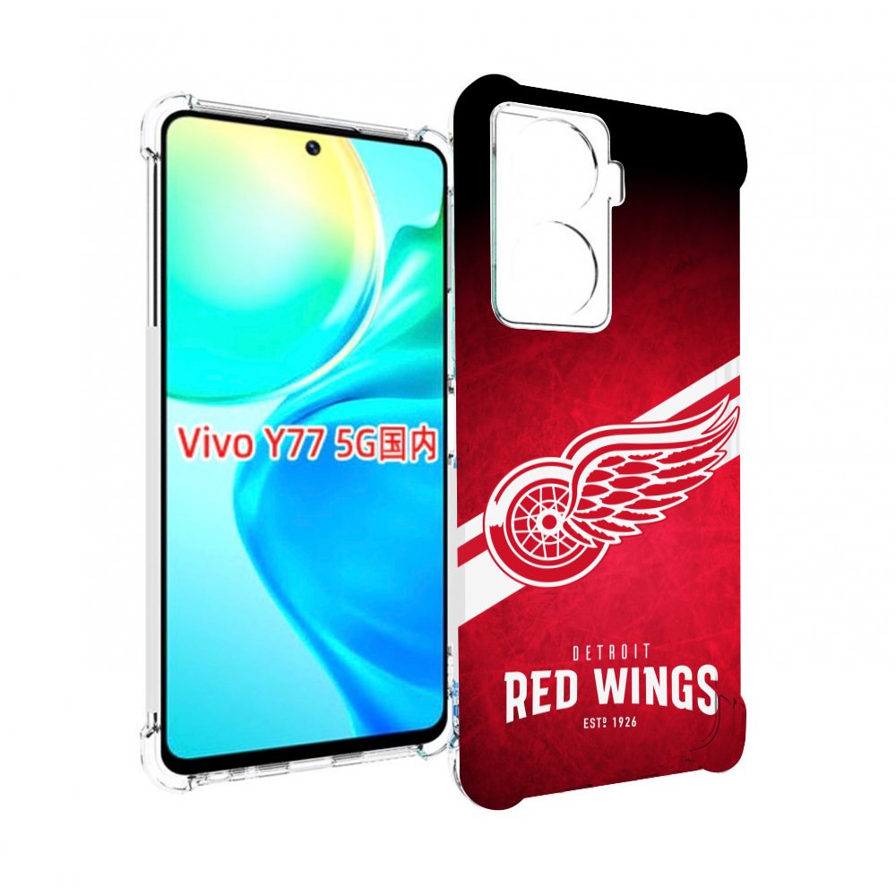 

Чехол MyPads детриот ред вингс мужской для Vivo Y77 5G, Прозрачный, Tocco