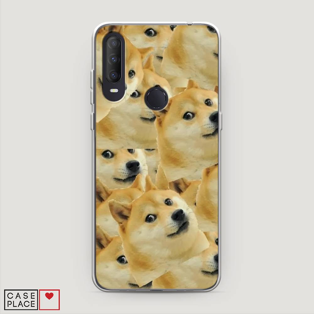 

Чехол Awog на Alcatel 1S (2020) / Алкатель 1S (2020) "Собака-подозревака фон", Разноцветный, 170850-9