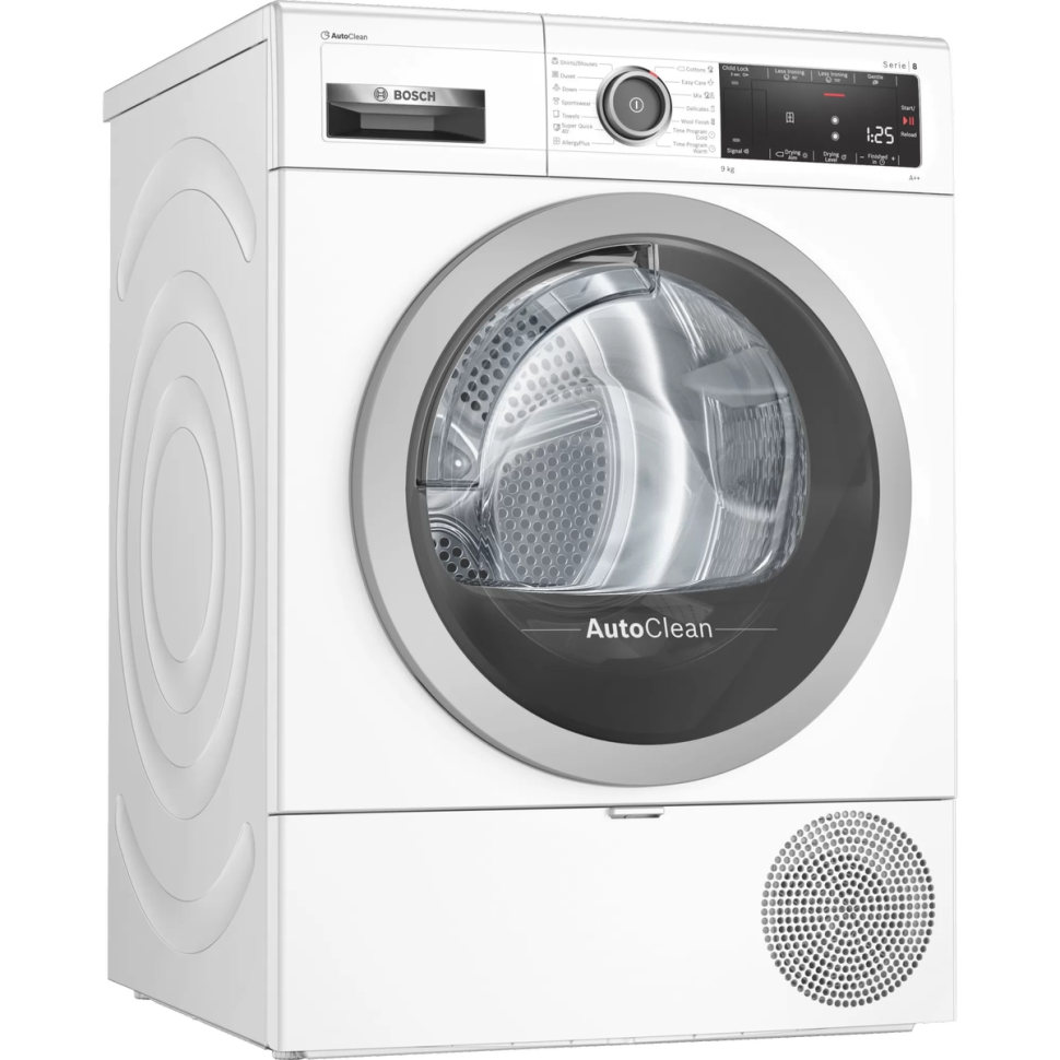 

Сушильная машина Bosch WTX87M90BY белая, WTX87M90BY