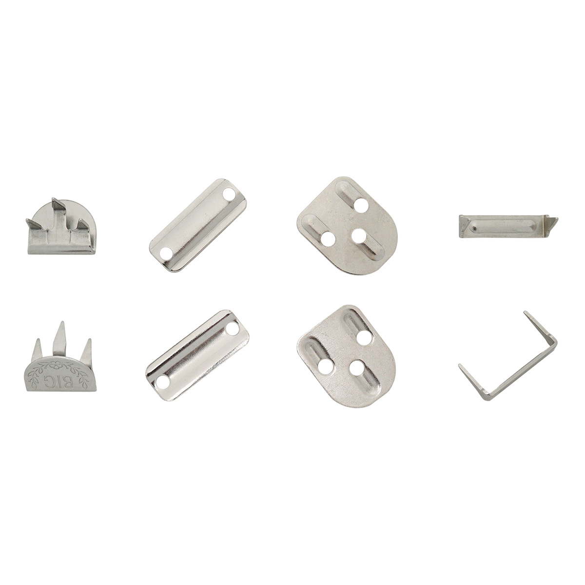 

Крючки брючные набор BIG 1442/set, 3 шипа 18*15мм, металл, 50 шт, Серебристый