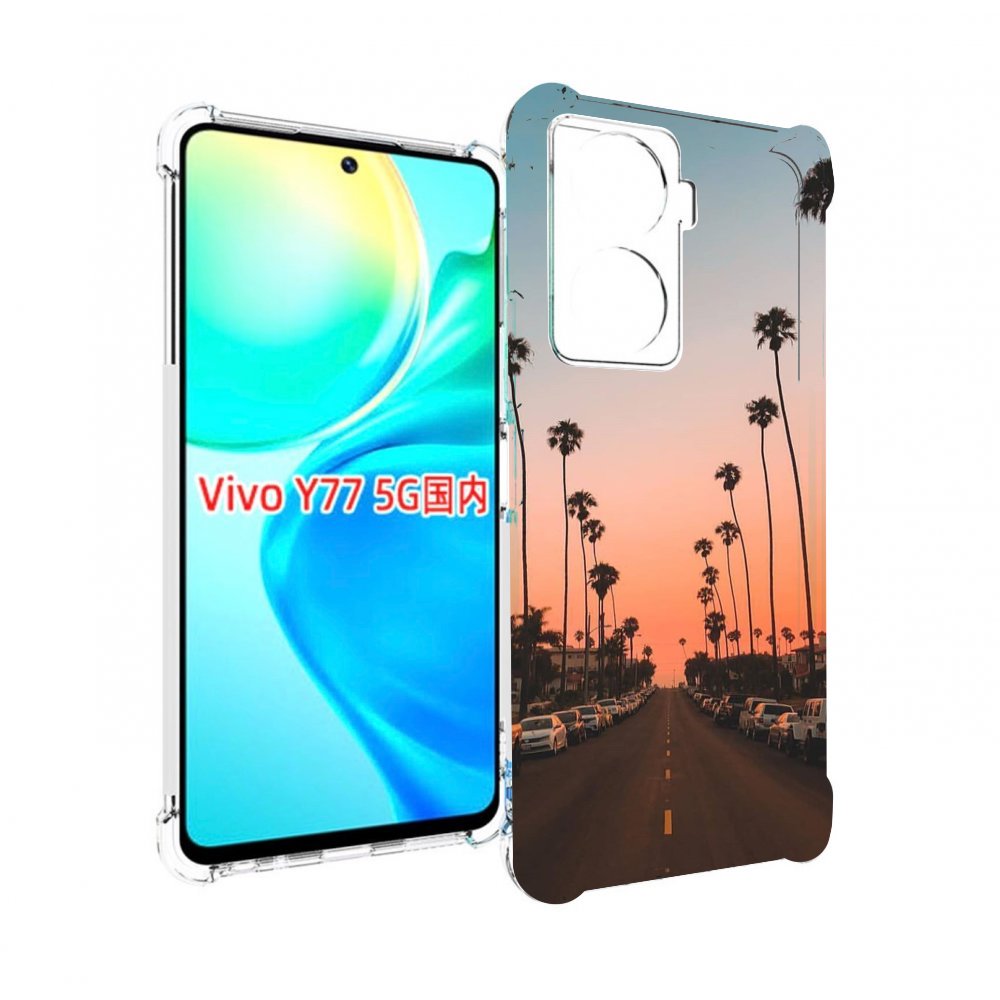 

Чехол MyPads дорога-с-закатом для Vivo Y77 5G, Прозрачный, Tocco
