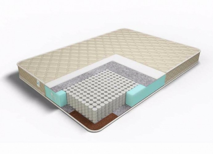 

Матрас Comfort Line Promo Eco1-Cocos1 S1000 200х175, Бежевый;белый;серый;серебристый, Promo Eco1-Cocos1 S1000