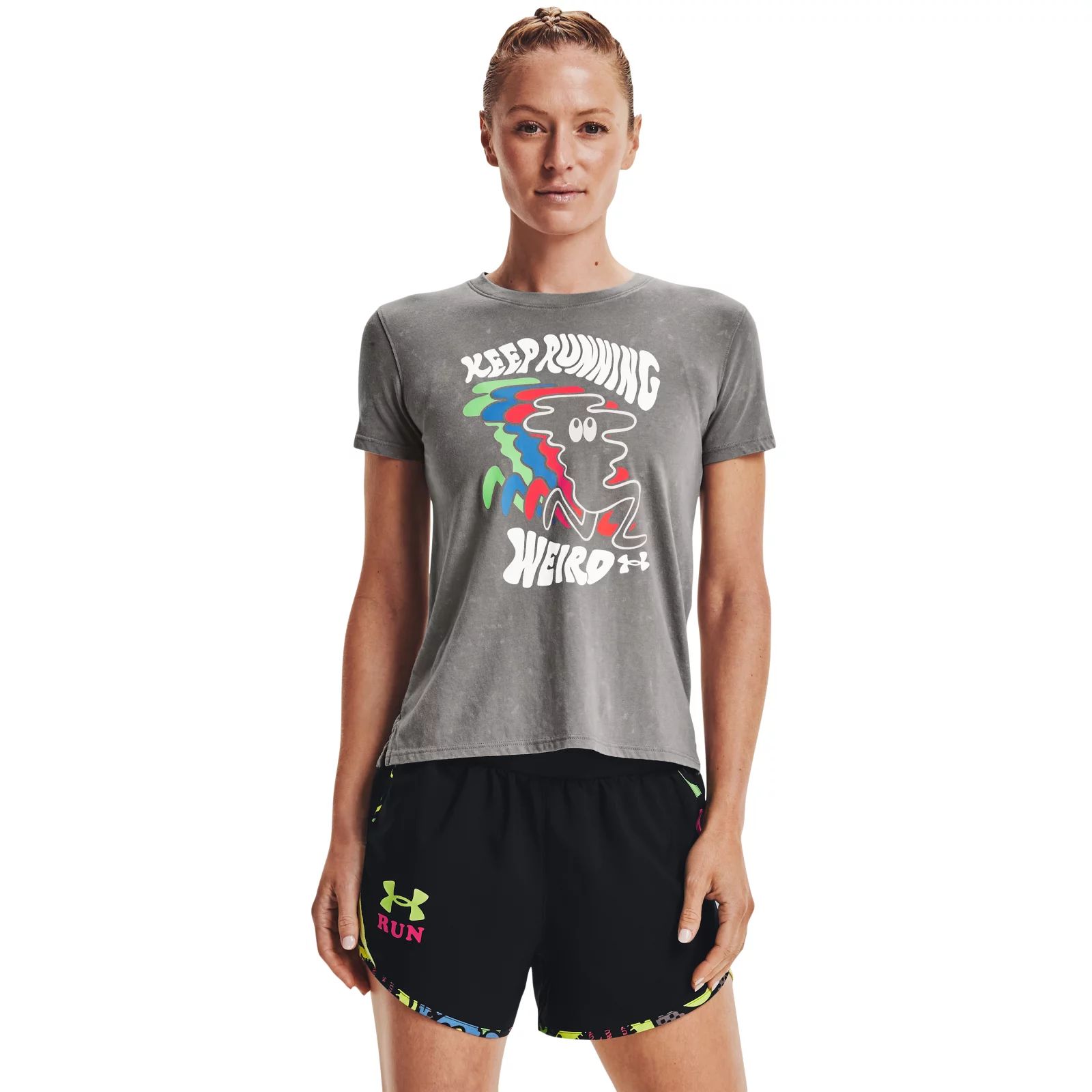 

Футболка женская Under Armour 1367340-066 серая SM, 1367340-066