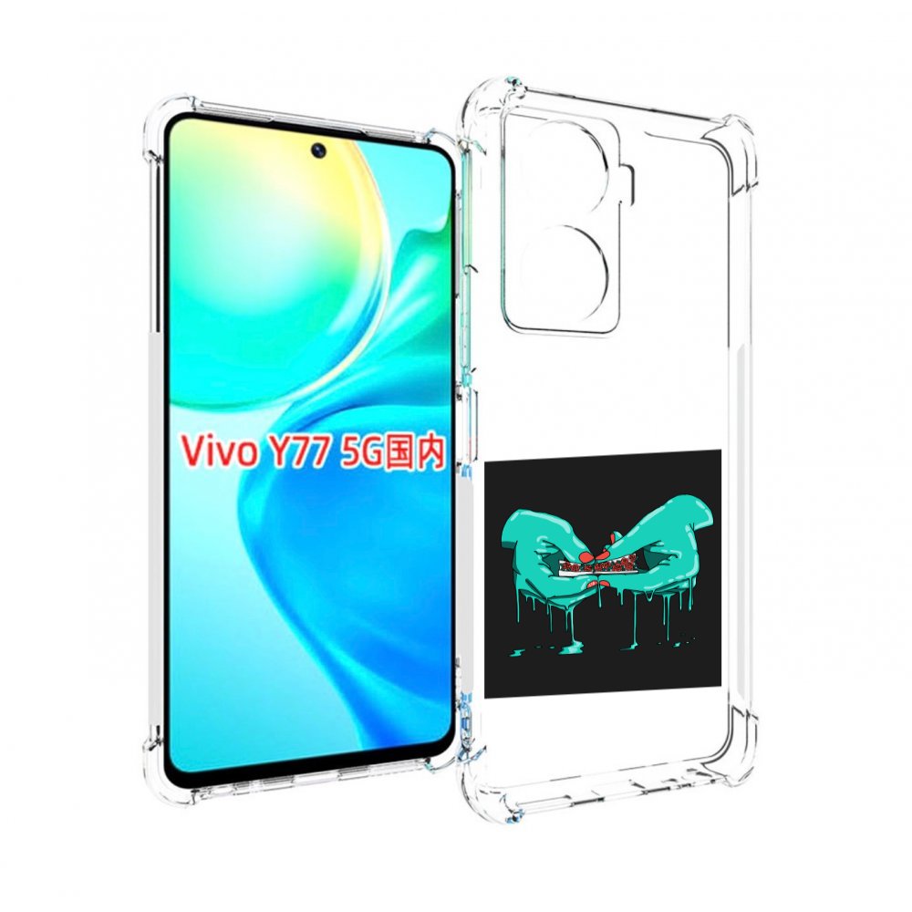 Чехол MyPads закручиваю-розочки для Vivo Y77 5G