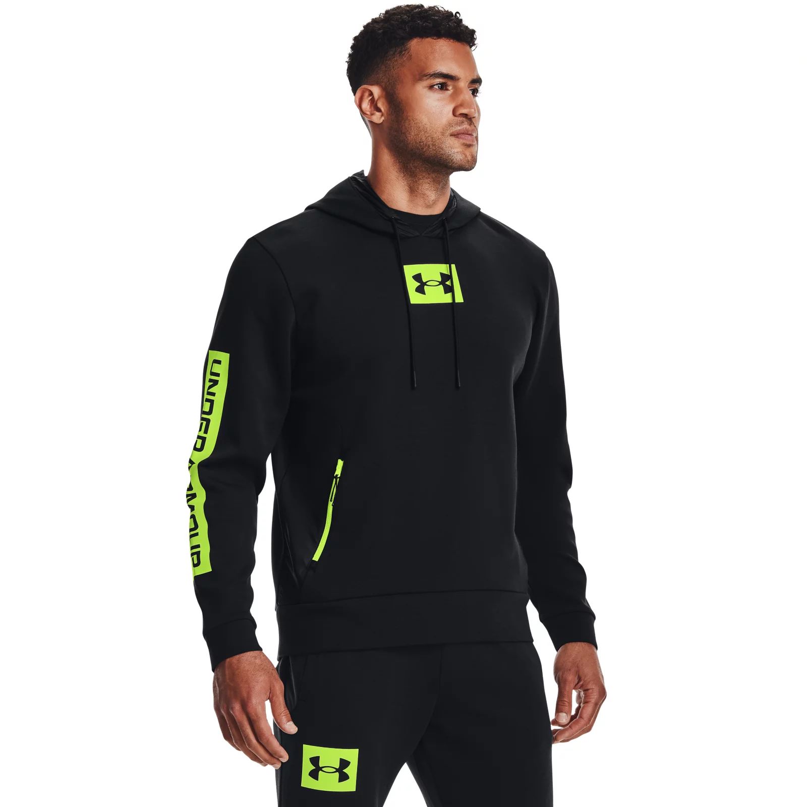 

Толстовка мужская Under Armour 1366221-001 черная LG, 1366221-001